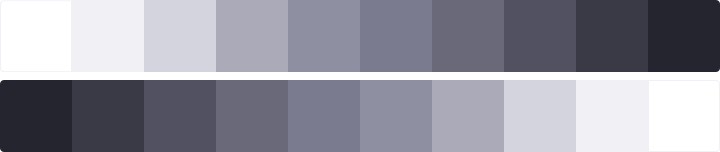 Inverted gray scale